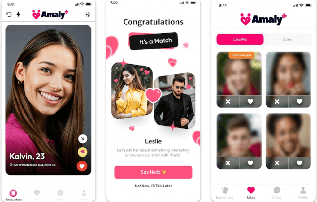 Amaly+: Dating & Telehealth Mobile App